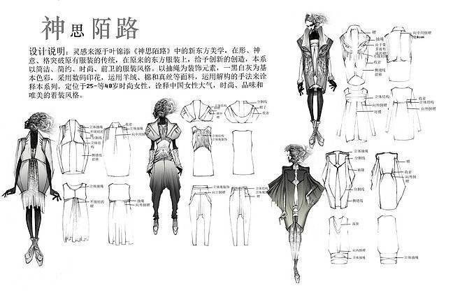 神思陌路 服裝設(shè)計(jì)大賽作品中的靈感碰撞與未來(lái)暢想